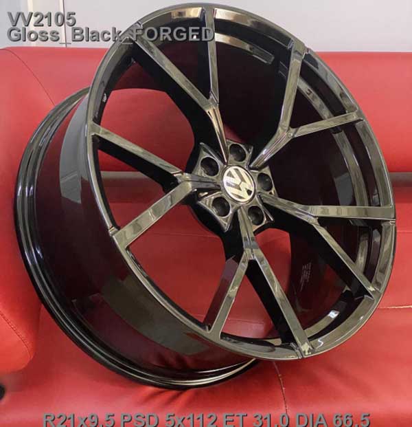 Легкосплавні , ковані  диски Replica Forged VV2105 21x9,5 PCD5x112 ET31 D66,5 Gloss_Black_FORGED