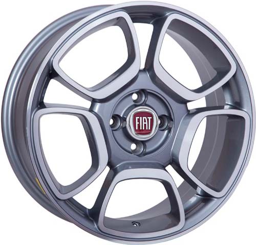 Литые  диски WSP Italy FIAT W157 FORIO 17x7,0 PCD4x100 ET37 D56,6 ANTHRACITE POLISHED