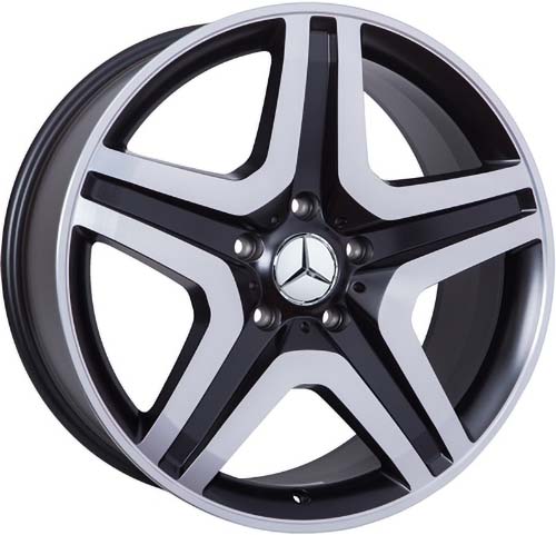 Литые  диски WSP Italy MERCEDES W775 MIYAGI 20x9,5 PCD5x130 ET50 D84,1 DULL BLACK FULL POLISHED