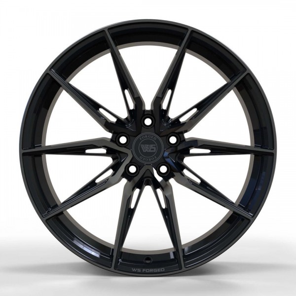 Литые , кованые  диски WS Forged WS1418 19x9,0 PCD5x112 ET28 D66,5 GLOSS_BLACK_WITH_DARK_MACHINED
