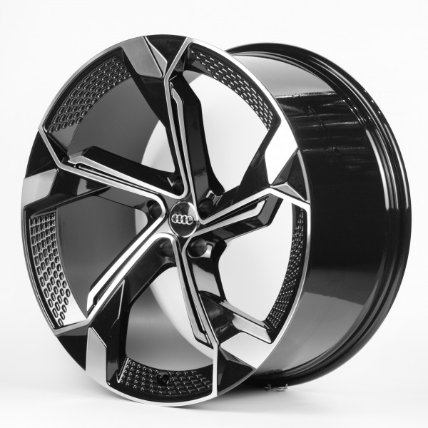 Кованые  диски Replica Forged A8033 22x10,5 PCD5x112 ET25 D66,5 GLOSS_BLACK_MACHINED_FACE_FORG