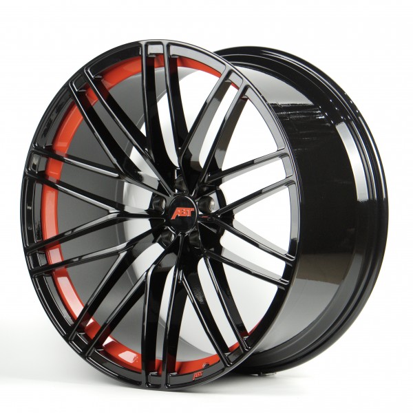 Ковані  диски Replica Forged A92928 23x10,5 PCD5x112 ET15 D66,5 GLOSS_BLACK_INSIDE_RED_FORGED