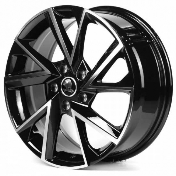 Литые  диски Replay SK262 17x7,0 PCD5x112 ET45 D57,1 GLOSS_BLACK_MACHINED_FACE