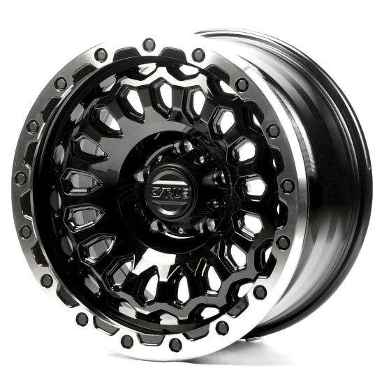 Литые  диски Off Road Wheels OW1710 17x8,5 PCD5x127 ET-12 D71,5 GLOSS_BLACK_SILVER_RING