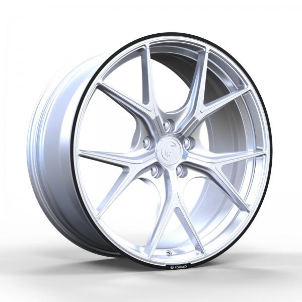 Литые  диски WS Forged WS-09M 19x8,5 PCD5x112 ET44 D57,1 SILVER_MACHINED_FACE_LIP_GLOSS