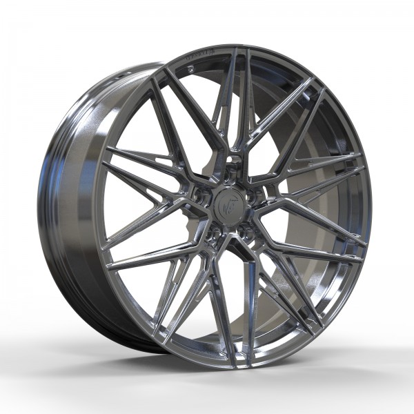 Литые  диски WS Forged WS-03M 20x8,5 PCD5x112 ET38 D57,1 BRUSHED_DARK_BLACK_FORGED