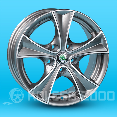 Литые  диски Replica Skoda JT-2508R 15x6,5 PCD5x112 ET38 D57,1 GP