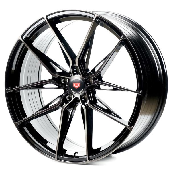 Литые  диски Flow Forming FF559 21x10,5 PCD5x112 ET40 D66,5 Gloss_Black_Dark_Machined_Face