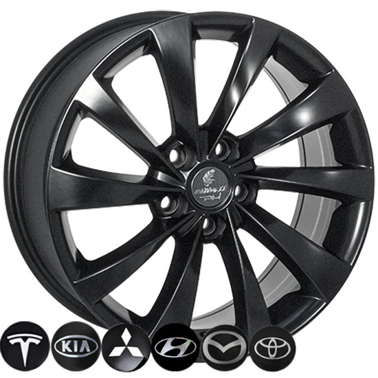 Литые  диски Replica HYUNDAI BKY0001 19x8,5 PCD5x114,3 ET40 D67,1 MATTBLACK