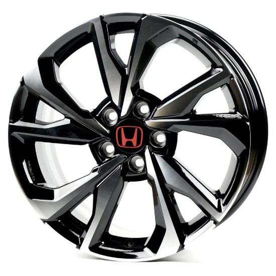 Литые  диски Replay H1663 18x8,0 PCD5x114,3 ET50 D64,1 Black_Machined_Face