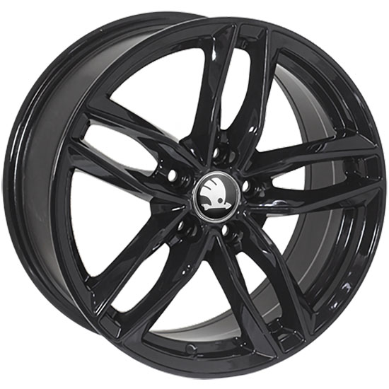 Легкосплавні  диски Replica SKODA BK690 17x7,5 PCD5x112 ET38 D66,6 BLACK