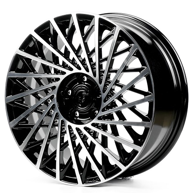 Литые , кованые  диски WS Forged WS-77M 18x7,5 PCD5x112 ET45 D57,1 GLOSS_BLACK_MACHINED_FACE_FORG