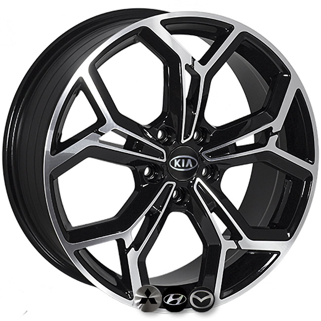 Легкосплавні  диски Replica HYUNDAI BK5963 19x7,5 PCD5x114,3 ET50 D67,1 BP   