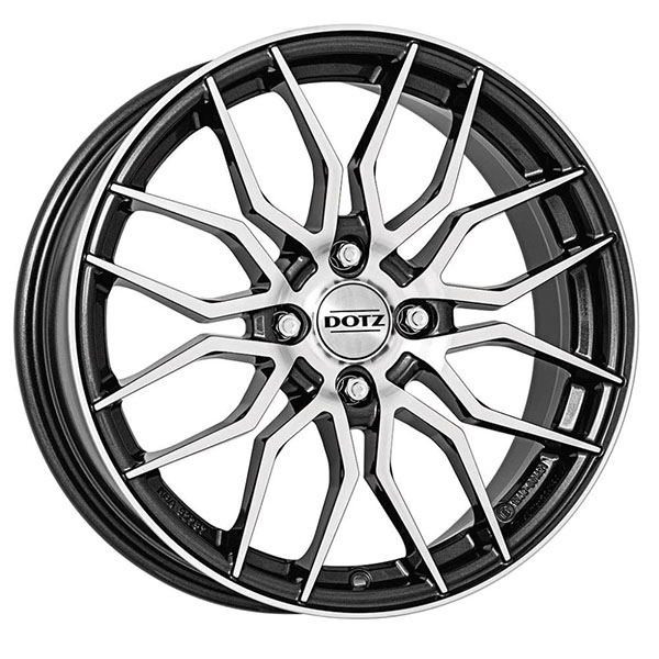 Литые  диски DOTZ Lime Rock gunmetal 16x6,5 PCD4x108 ET20 D65,1 Gun