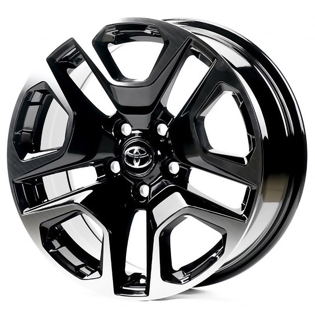 Легкосплавні  диски Replay TY1879 17x7,0 PCD5x114,3 ET35 D60,1 GLOSS_BLACK_MACHINED_FACE