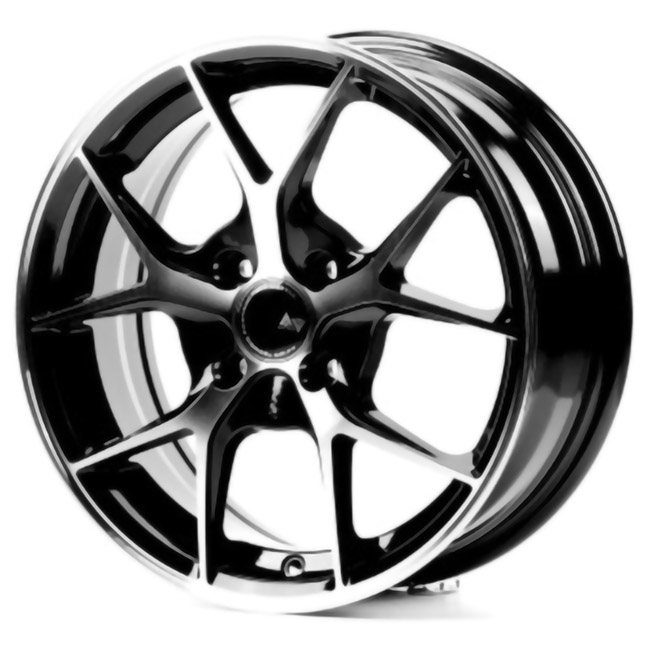 Литые диски Cast Wheels CW5318 Black_Face_Polish