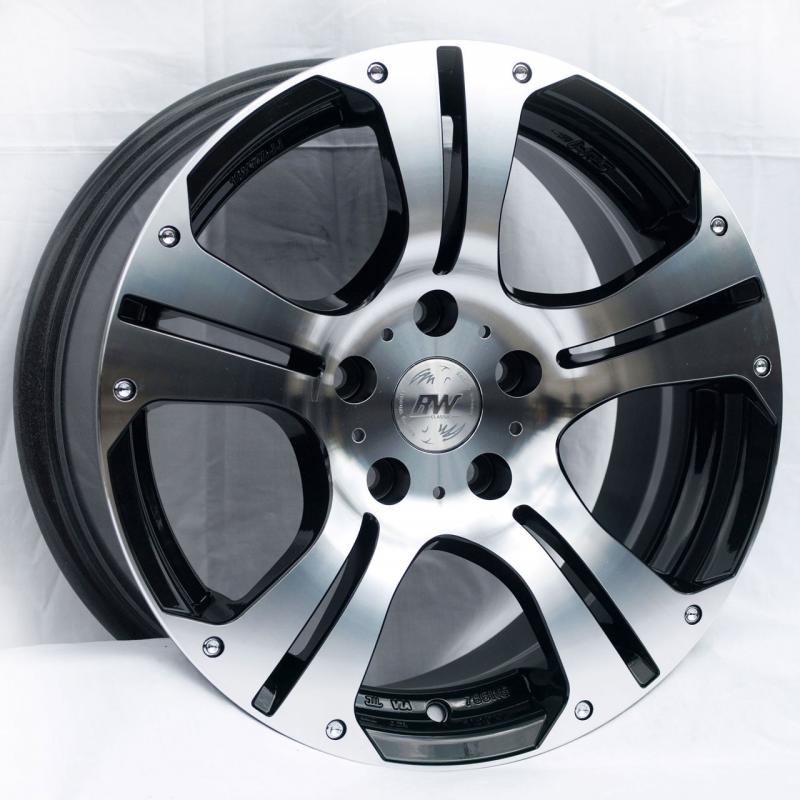 Литые  диски Racing Wheels H-259 16x7,5 PCD5x112 ET35 D73,1 BK-F/P
