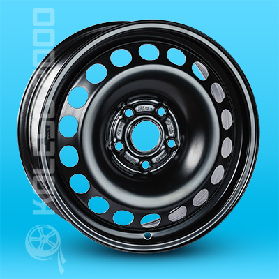 Стальные  диски KFZ 8426 Volkswagen.Skoda 16x6,5 PCD5x112 ET41 D57,1 Black