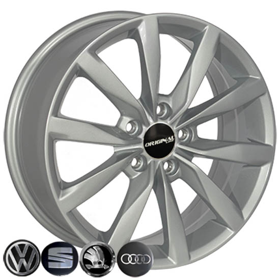 Литые  диски ZF TL0358NW 17x7,0 PCD5x112 ET49 D57,1 S