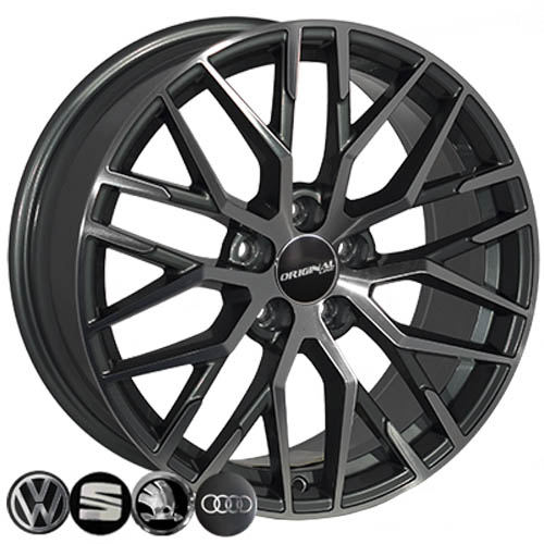 Литые  диски ZF TL1420NW 18x8,0 PCD5x108 ET38 D73,1 GMF