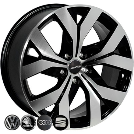 Литые  диски ZF TL5052ND 18x8,0 PCD5x112 ET44 D57,1 BMF