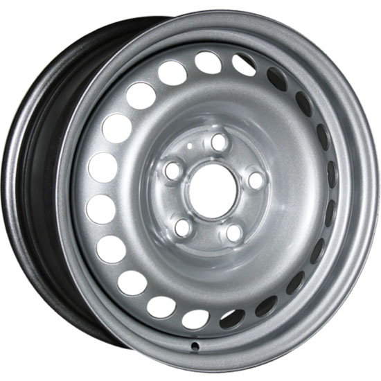 Стальные  диски Steel TREBL 8430T 15x6,0 PCD5x100 ET39 D54,1 Silver