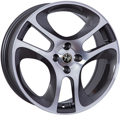 Литые  диски WSP Italy ALFA ROMEO W255 MaRs MiTo 17x7,0 PCD4x98 ET39 D58,1 ANTHRACITE POLISHED