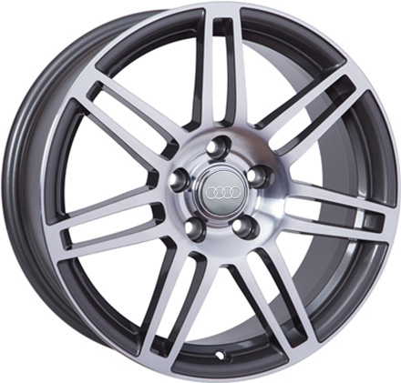 Легкосплавні  диски WSP Italy AUDI W554 S8 COSMA 17x7,5 PCD5x112 ET30 D66,6 ANTHRACITE POLISHED