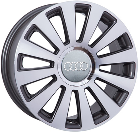 Литые  диски WSP Italy AUDI W535 A8 RAMSES 17x7,5 PCD5x100 ET42 D57,1 ANTHRACITE POLISHED