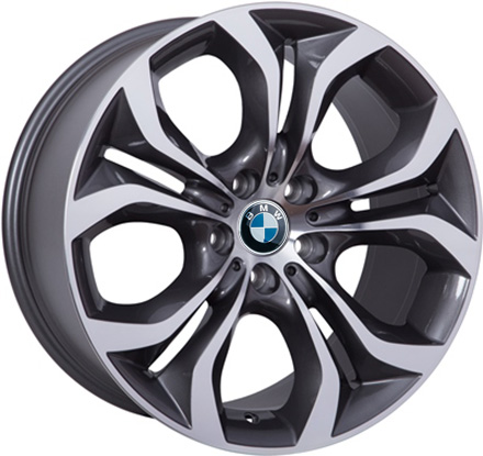 Литые  диски WSP Italy BMW W674 AURA 19x9,0 PCD5x120 ET48 D72,6 ANTHRACITE POLISHED