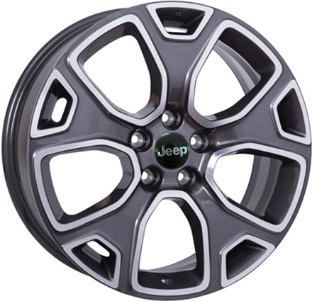 Литые  диски WSP Italy JEEP W3804 DETROIT 18x7,0 PCD5x110 ET40 D65,1 ANTHRACITE POLISHED