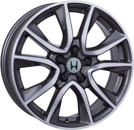 Литые  диски WSP Italy HONDA W2411 GERDA CR-Z 17x6,5 PCD5x114,3 ET45 D64,1 ANTHRACITE POLISHED