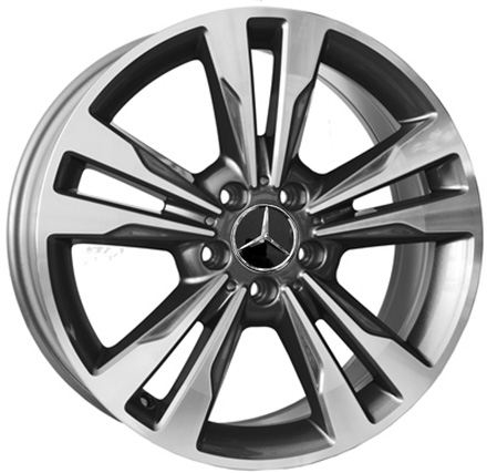Литые  диски WSP Italy MERCEDES W772 APOLLO 17x7,5 PCD5x112 ET52 D66,6 ANTHRACITE POLISHED