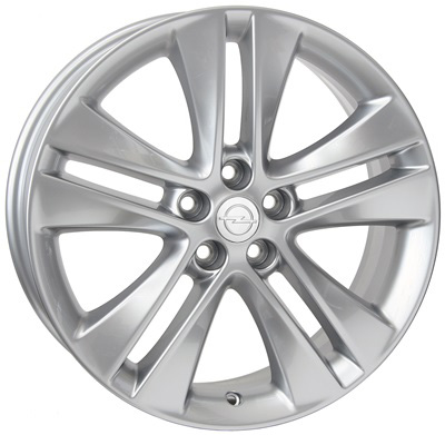 Литые  диски WSP Italy OPEL W2507 ASTRA 17x7,0 PCD5x105 ET42 D56,6 HYPER SILVER 
