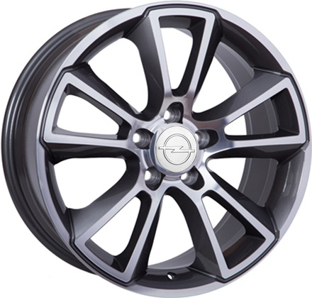 Литые  диски WSP Italy OPEL W2504 MOON 18x8,0 PCD5x110 ET43 D65,1 ANTHRACITE POLISHED