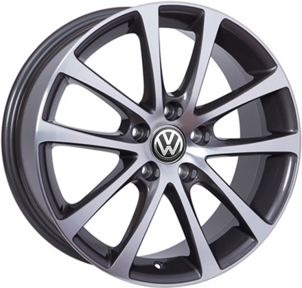 Литые диски WSP Italy VOLKSWAGEN W454 EOS Riace ANTHRACITE+POLISHED