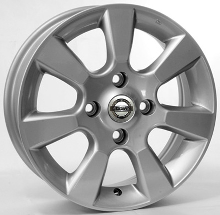Литые  диски WSP Italy NISSAN W1852 TIIDA 15x5,5 PCD4x100 ET40 D54,1 SILVER