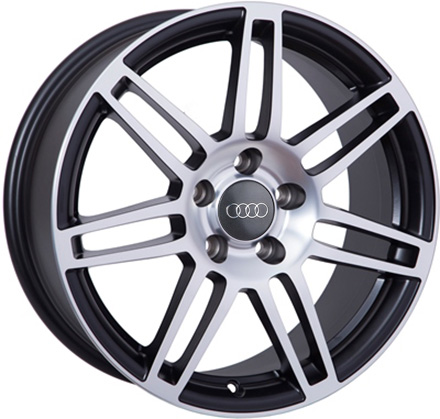 Литые  диски WSP Italy AUDI W557 S8 COSMA TWO 18x8,0 PCD5x112 ET45 D57,1 BLACK POLISHED