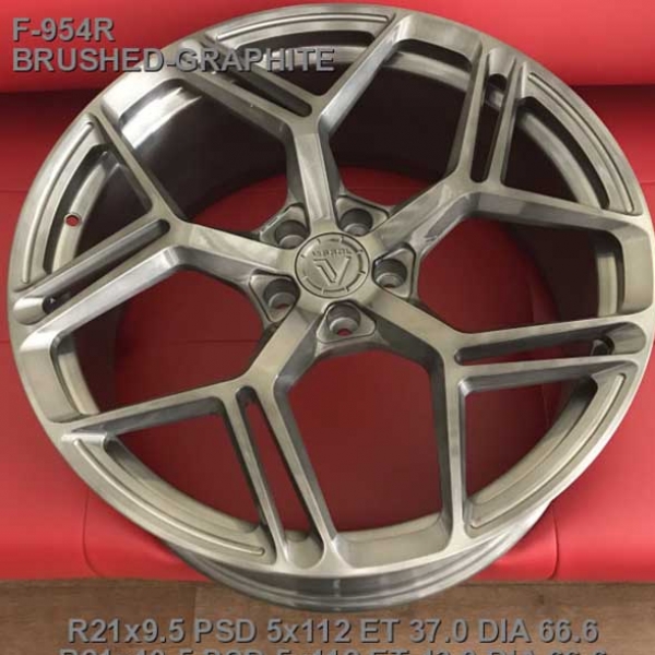 Литые диски Vissol Forged F-954R BRUSHED-GRAPHITE