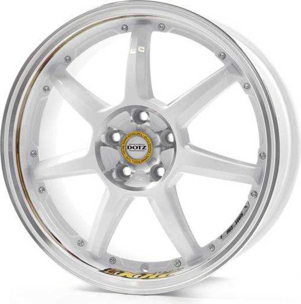 Литые , кованые  диски DOTZ Fast Seven drift 19x9,5 PCD5x114,3 ET35 D71,6 White Fpolished